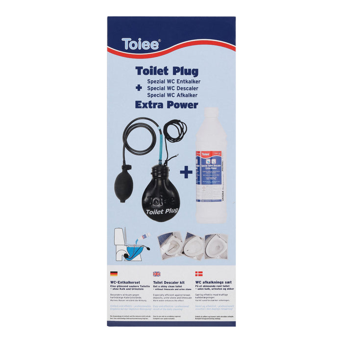 1 Toiee Toilet Plug + 1 Liter Toiee Special Toilettenreiniger EXTRA POWER