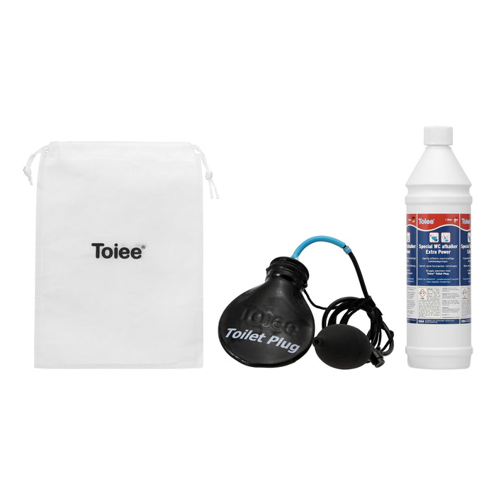 1 Toiee Toilet Plug + 1 Liter Toiee Special Toilettenreiniger EXTRA POWER